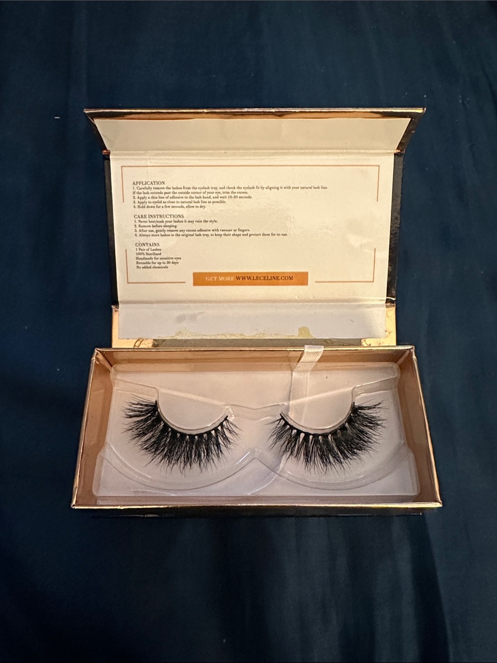 Le Céline Black & Gold Lash Set — Dramatic Volume